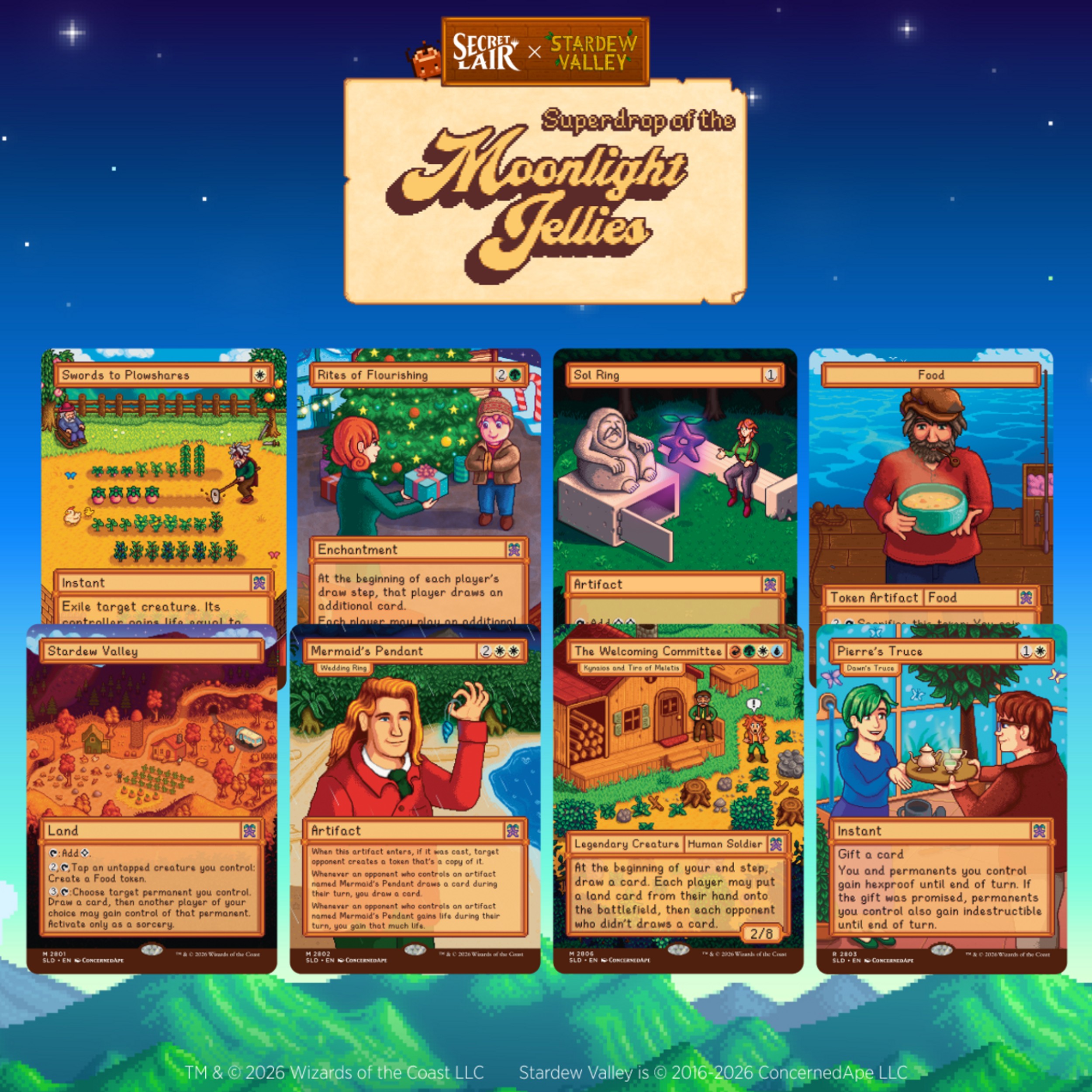 Magic The Gathering Secret Lair x Stardew Valley: Welcome to Stardew Valley - Non-Foil
